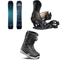 Jones Howler Snowboard ​+ Aurora Snowboard Bindings ​+ thirtytwo TM-2 Double Boa Snowboard Boots - Women's 2026