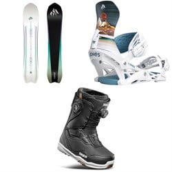 Jones Stratos Snowboard ​+ Aurora Snowboard Bindings ​+ thirtytwo TM-2 Double Boa Snowboard Boots - Women's 2026