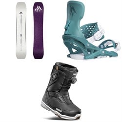 Jones Airheart 2.0 Snowboard ​+ Equinox Snowboard Bindings ​+ thirtytwo TM-2 Double Boa Snowboard Boots - Women's 2026