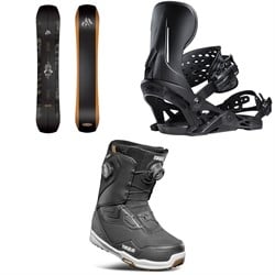 Jones Mountain Twin Pro Snowboard ​+ Mercury Snowboard Bindings ​+ thirtytwo TM-2 Double Boa Snowboard Boots 2026