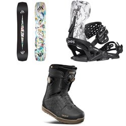 Jones Mind Expander Twin Snowboard ​+ Meteorite Surf Series Snowboard Bindings ​+ thirtytwo Lashed Double Boa Snowboard Boots 2026
