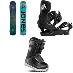 Jones Flagship Snowboard ​+ Asteroid Snowboard Bindings ​+ thirtytwo Lashed Boa Snowboard Boots - Kids' 2026