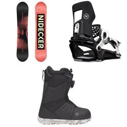 Nidecker Sensor Pro Snowboard ​+ Prime Snowboard Bindings ​+ Micron Snowboard Boots - Kids' 2026