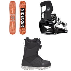 Nidecker Sensor Snowboard ​+ Prime Snowboard Bindings ​+ Micron Snowboard Boots - Kids' 2026