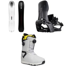 Nidecker Megalight Snowboard ​+ Supermatic Carbon Snowboard Bindings ​+ Kita Snowboard Boots 2026