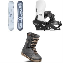 Rome Artifact Snowboard ​+ Trace HW Snowboard Bindings ​+ thirtytwo Lashed Snowboard Boots 2026