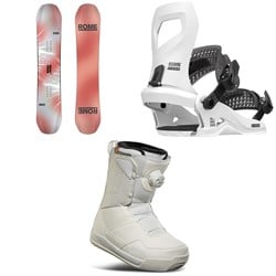 Rome Royal Snowboard ​+ Hydra HW Snowboard Bindings ​+ thirtytwo Shifty Boa Snowboard Boots - Women's 2026