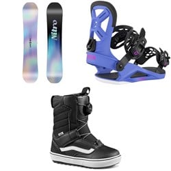 Nitro Spirit Snowboard ​+ Union Cadet Snowboard Bindings ​+ Vans Juvie Linerless Snowboard Boots - Kids' 2026