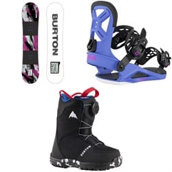 Burton Grom Snowboard ​+ Union Cadet Snowboard Bindings ​+ Grom BOA Snowboard Boots - Kids' 2026
