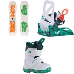 Bataleon Minishred Snowboard ​+ Burton Mini Grom Snowboard Binding ​+ Mini Grom Snowboard Boots - Kids' 2026
