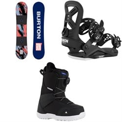 Burton Grom Camber Snowboard ​+ Union Cadet Snowboard Bindings ​+ Burton Smalls BOA Snowboard Boots - Kids' 2026