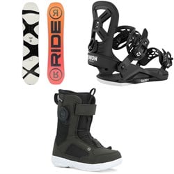 Ride Lowride Snowboard ​+ Union Cadet Snowboard Bindings ​+ Ride Norris Snowboard Boots - Kids 2026