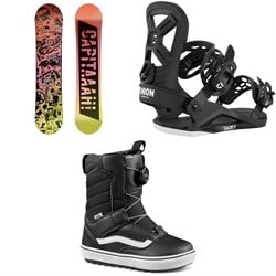 CAPiTA Scott Stevens Mini Snowboard ​+ Union Cadet Snowboard Bindings ​+ Vans Juvie Linerless Snowboard Boots - Kids' 2026