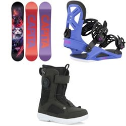 CAPiTA Jess Kimura Mini Snowboard ​+ Union Cadet Snowboard Bindings ​+ Ride Norris Snowboard Boots - Kids 2026