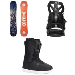 Yes. First Basic Snowboard ​+ NX-Gen Snowboard Bindings ​+ Ride Lasso Jr Snowboard Boots - Kids' 2026