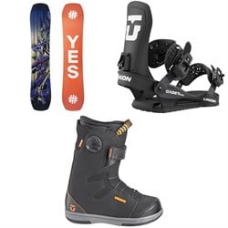 Yes. First Basic Snowboard ​+ Union Cadet Pro Snowboard Bindings ​+ Cadet Snowboard Boots - Kids' 2026
