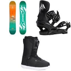 Jones Prodigy Snowboard ​+ Asteroid Snowboard Bindings ​+ Ride Lasso Jr Snowboard Boots - Kids' 2026