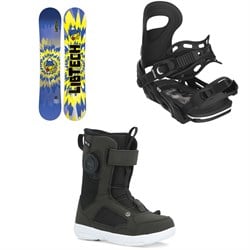 Lib Tech Banana Blaster BTX Snowboard ​+ Bent Metal BMX Snowboard Bindings ​+ Ride Norris Snowboard Boots - Kids 2026