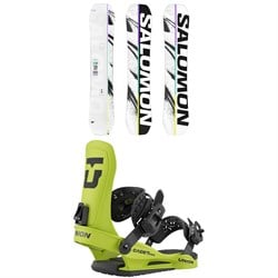 Salomon Huck Knife Grom Snowboard ​+ Union Cadet Pro Snowboard Bindings - Kids' 2026