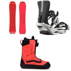 Salomon Dancehaul Grom Snowboard ​+ Rhythm Jr Snowboard Bindings ​+ Vans Juvie OG Snowboard Boots - Kids' 2026
