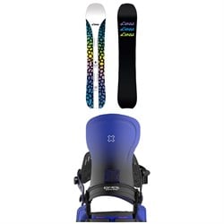 GNU Barrett Snowboard ​+ Bent Metal Forte Snowboard Bindings - Women's 2026
