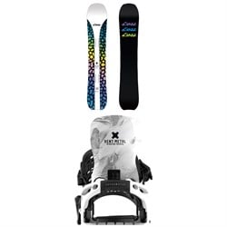 GNU Barrett Snowboard ​+ Bent Metal Lightning Supermatic Snowboard Bindings - Women's 2026