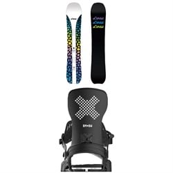 GNU Barrett Snowboard ​+ Bent Metal Stylist Snowboard Bindings - Women's 2026