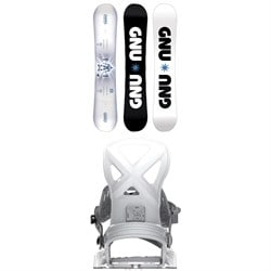 GNU Riders Choice Asym C2X Snowboard ​+ Bent Metal Anvil Snowboard Bindings 2026