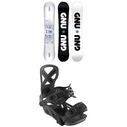 GNU Riders Choice Asym C2X Snowboard ​+ Bent Metal Anvil Snowboard Bindings 2026