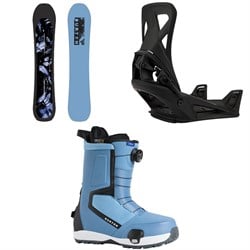 Burton Cartographer Snowboard ​+ Step On Snowboard Bindings ​+ Highshot Step On Snowboard Boots 2026
