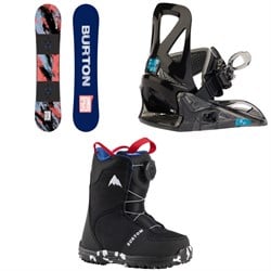 Burton Grom Camber Snowboard ​+ Grom Snowboard Bindings ​+ Grom BOA Snowboard Boots - Kids' 2026