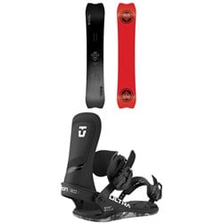Never Summer V-Twin Snowboard ​+ Union Ultra Snowboard Bindings 2026