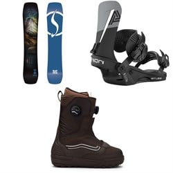 Never Summer Nokhu Snowboard ​+ Union Atlas Snowboard Bindings ​+ Vans Verse Snowboard Boots 2026