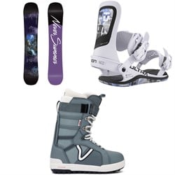 Never Summer Proto T3 FR Snowboard ​+ Union Ultra Snowboard Bindings ​+ Vans Hi-Standard Pro Snowboard Boots - Women's 2026