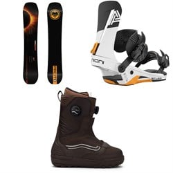 Never Summer Proto T3 Eclipse Snowboard ​+ Union Atlas Snowboard Bindings ​+ Vans Verse Snowboard Boots 2026