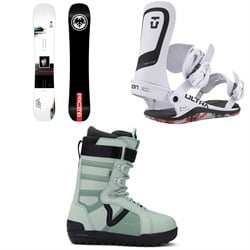 Never Summer Proto T3 Ultra Snowboard ​+ Union Ultra Snowboard Bindings ​+ Vans Hi-Standard Pro Snowboard Boots 2026