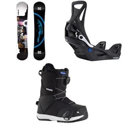 Never Summer Proto Wilder Snowboard ​+ Burton Step On Snowboard Bindings ​+ Smalls Step On Snowboard Boots - Kids' 2026