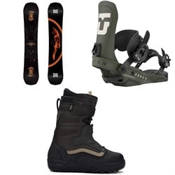 Never Summer Easy Rider Snowboard ​+ Union Force Snowboard Bindings ​+ Vans Hi-Country Snowboard Boots 2026