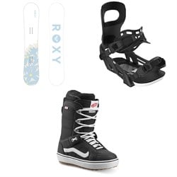 Roxy Dawn Snowboard ​+ Bent Metal Beam Snowboard Bindings ​+ Vans Hi Standard OG Snowboard Boots - Women's 2026