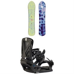 Burton Family Tree Sketch Artist Snowboard ​+ Genesis EST Snowboard Bindings 2026