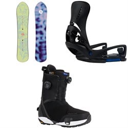 Burton Family Tree Sketch Artist Snowboard ​+ Step On Genesis EST Snowboard Bindings ​+ Waverange X Step On Snowboard Boots 2026