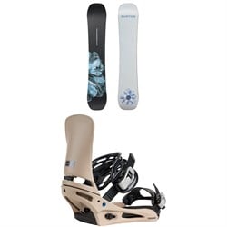 Burton Process Flying V Snowboard ​+ Cartel Snowboard Bindings 2026