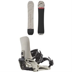 Salomon Overcast Snowboard ​+ XA Supermatic Snowboard Bindings 2026