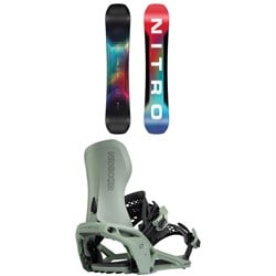 Nitro Team Snowboard ​+ Nidecker LT Supermatic Snowboard Bindings 2026