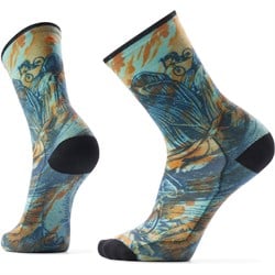 Smartwool Bike Zero Cushion Rugged Ride Print Crew Socks