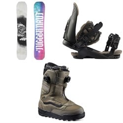 Rossignol Juggernaut Snowboard ​+ Cuda Snowboard Bindings ​+ Verse Snowboard Boots