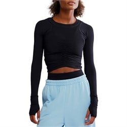Free People Tempo Ruched Long-Sleeve Top - Women's