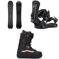 United Shapes Horizon Snowboard ​+ Union Trilogy Classic Snowboard Bindings ​+ Vans Luna Pro Snowboard Boots - Women's 2026