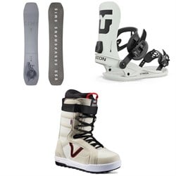 Sims Undertaker Snowboard ​+ Union Strata Snowboard Bindings ​+ Vans Hi-Standard Pro Snowboard Boots 2025