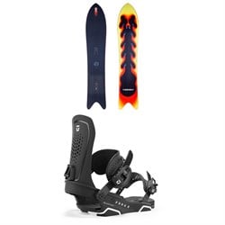 Sims Solo Snowboard ​+ Union Force Snowboard Bindings
